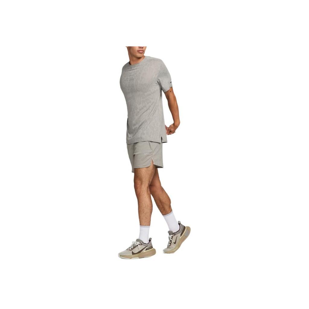 Nike Solid Color Lace-Up Mid-Waist Casual Shorts Men shorts Dark-Gray FZ0612-053