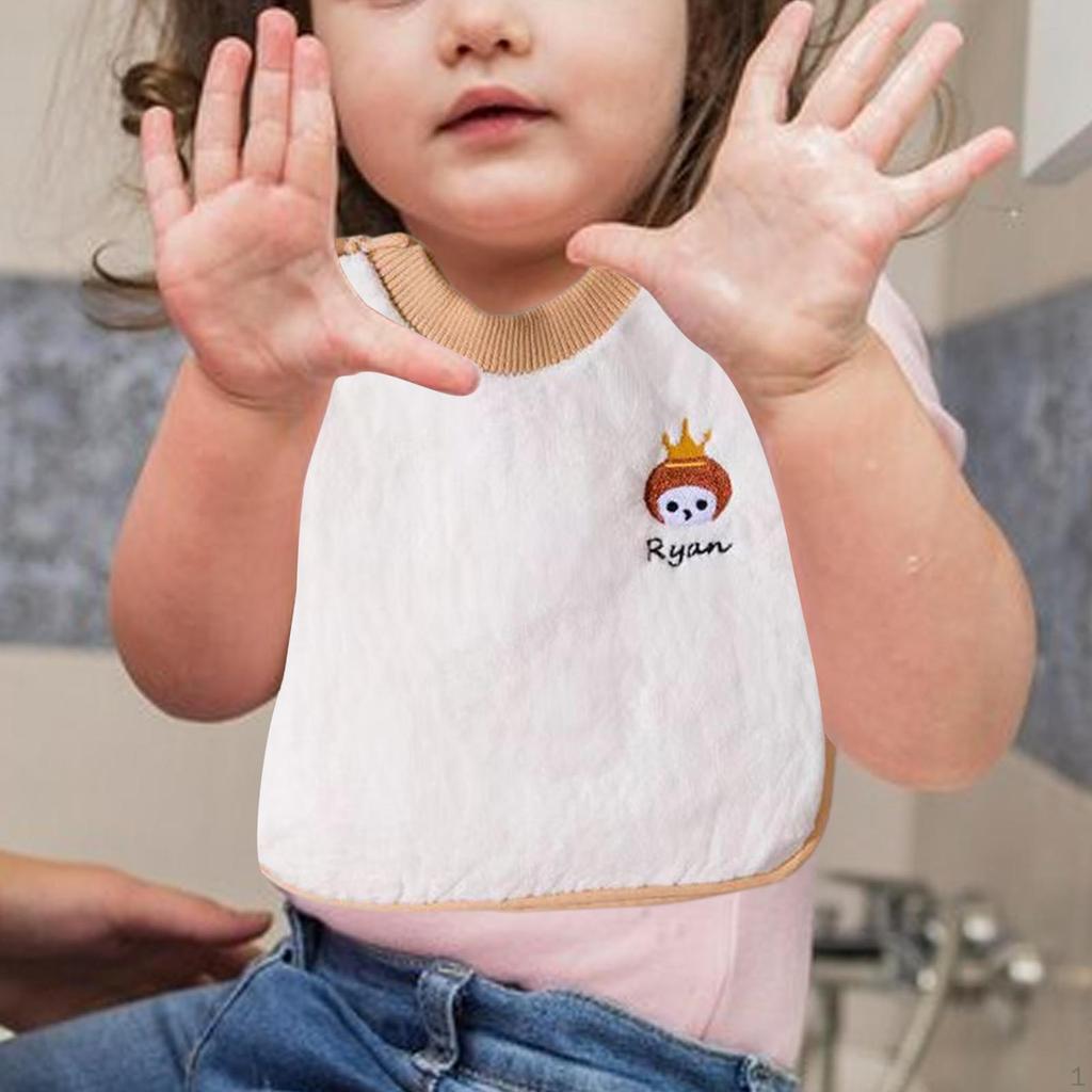 Bib , Saliva Towels, for Brushing , Machine Washable Children Years Old, Waterproof