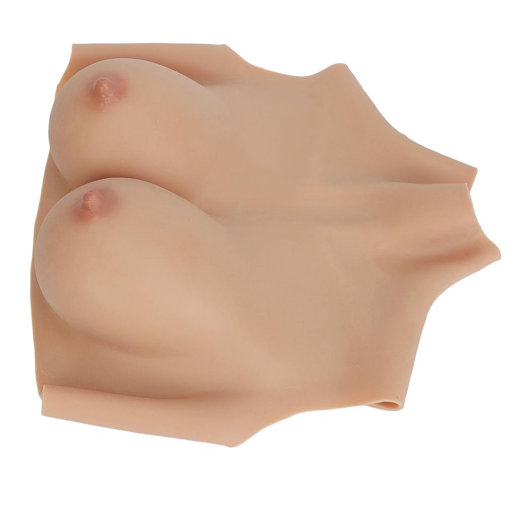 Postoperative Artificial Boobs Wearable Tank Top Type High Simulation Silicone Boobs Forms for