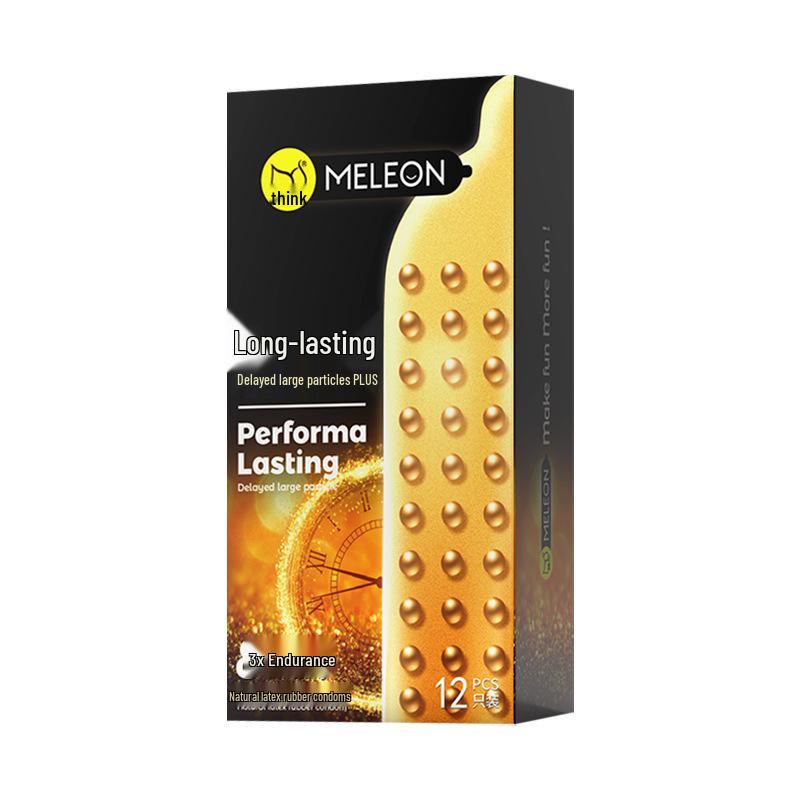 Secret Love Delay King Ribbed Condoms – Long-Lasting, Large Particle, Cat Tongue Texture