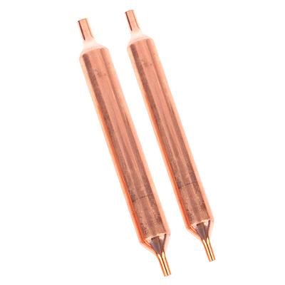 Metal Copper Refrigerator Freezer Filter General Dryer Freezer Filter Dryer Single Tube Filter Accessories Refrigerator
