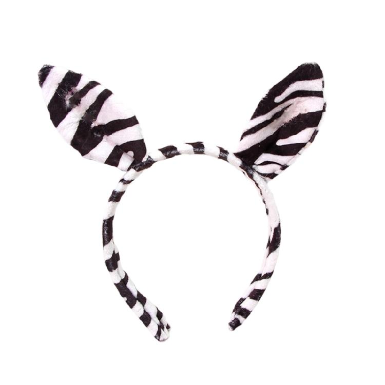 Women Hairbands Festive Zebras Ear Birthday Party Photo Props for Washing Face