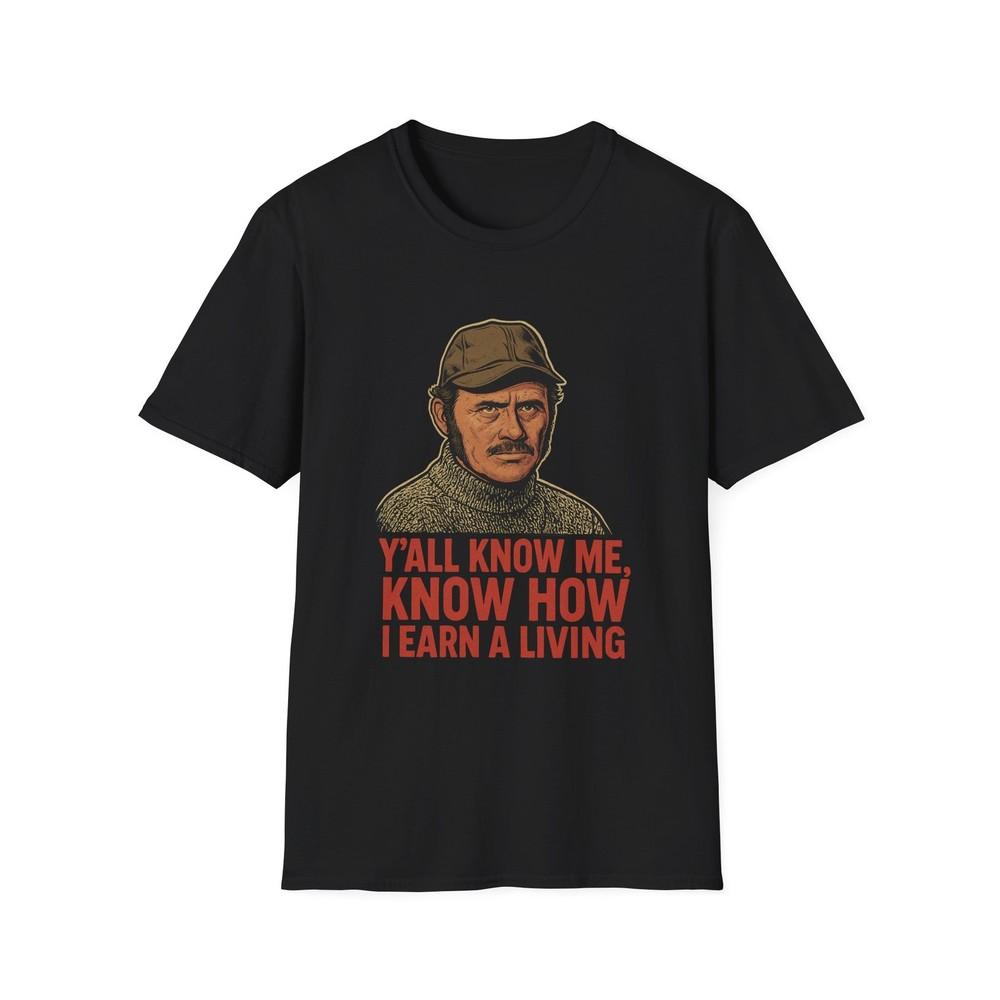 Jaws Quint -Yall Know me Movie Tee