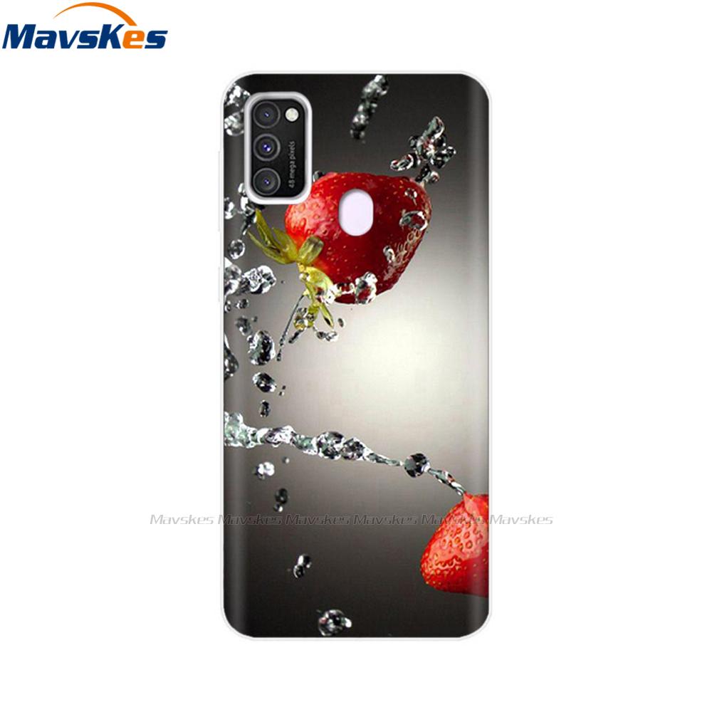 For Samsung Galaxy M21 Case Back Cover Soft Silicone TPU Phone Case For Samsung Galaxy M20 M21 M30 M30s M31 Case Cover Bumper