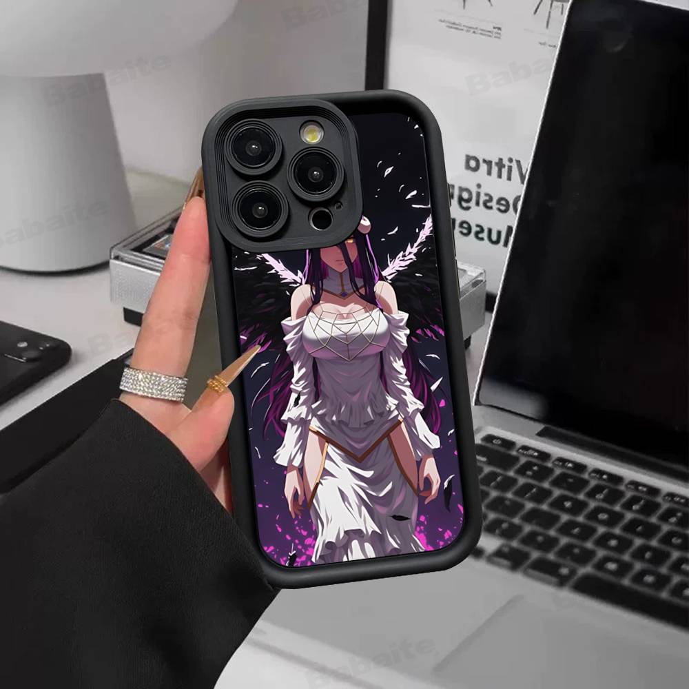 Cartoon Anime A-AlbedoS Phone Case For IPhone 17 16 15 14 13 12 11 Pro Max Plus Silicone Shockproof Case