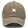 Washed Men Women Cotton Baseball Cap Sport X Letter Snapback Hat Vintage Breathable Unisex Outdoor Casual Streetwear Sun Hat