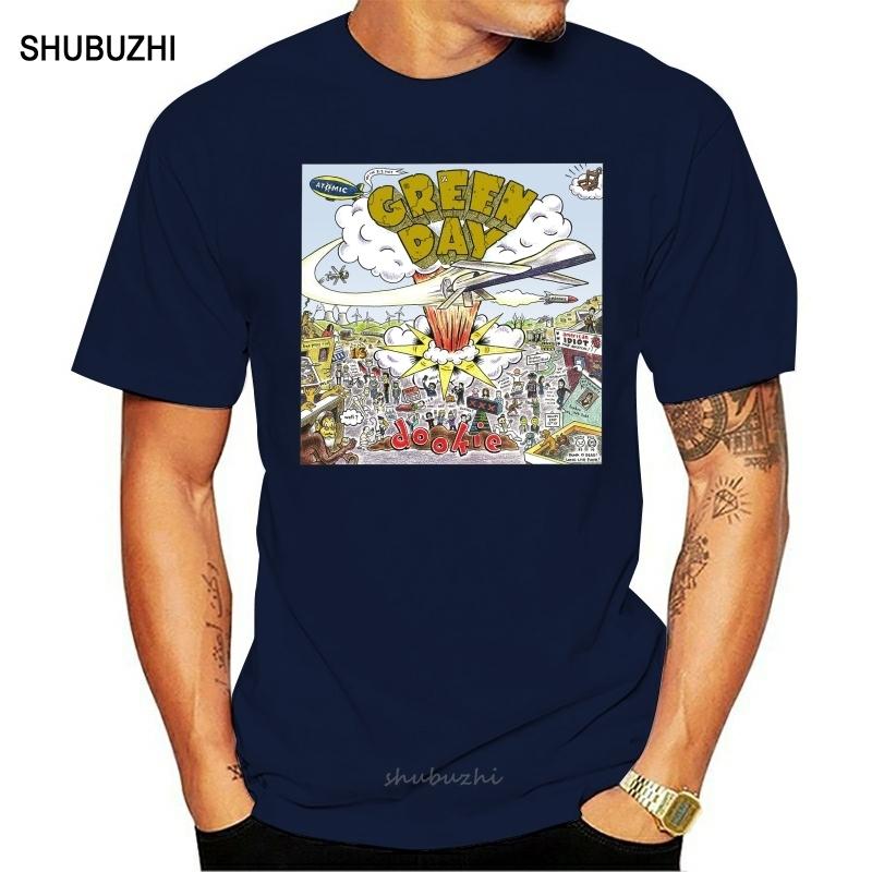 Новая винтажная мужская футболка Green Day Dookie White 1994 года, размеры S-2Xl, футболка новых трендов S