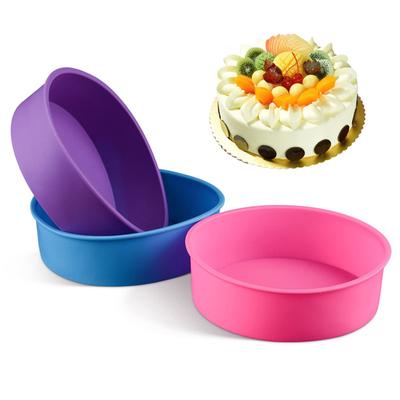 Silikonform Lustige 6-Zoll-Kuchenform Silikon Runde Mousse Brot Muffinform Backform Backblech