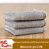 15-Pack Steel Wool Dishcloths - Non-Stick Stain & Oil Removal