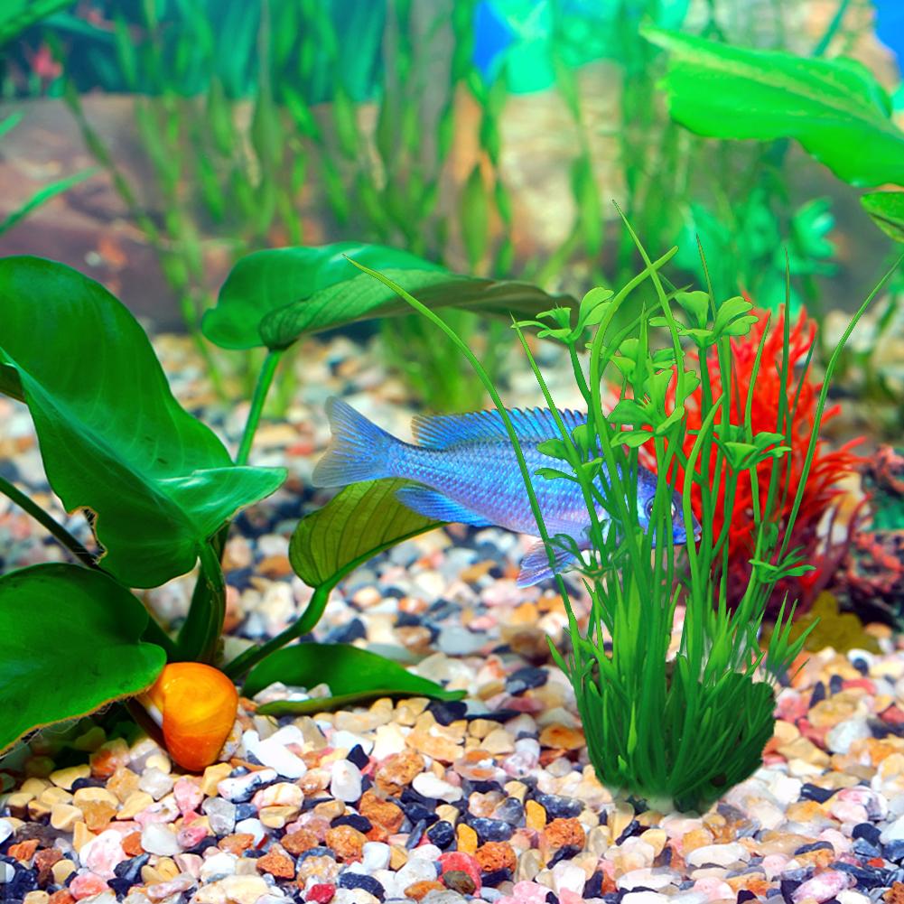 Künstliche Unterwasser-Wasserpflanzen-Ornamente, lebensechte Simulationsblumenpflanzen für Aquarium-Fischglas-Landschaftsdekoration