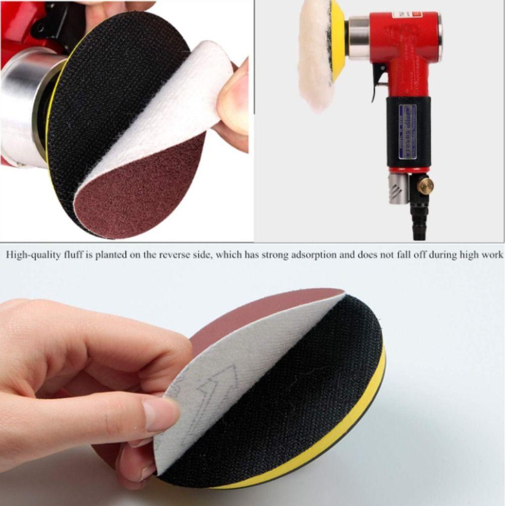 1pc M6 X 1.0 Thread Hook and Loop Pad Plate Polishing Backer Plate  for Dual Action Orbital Sanders