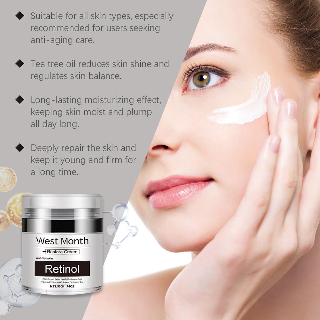 West Month Retinol Skincare Cream Hydrating And Nourishing Moisturizer For Youthful Skin