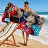 Pedri Print Beach Towel, Large Soft Quick Dry Towel for Beach Camping Swimming