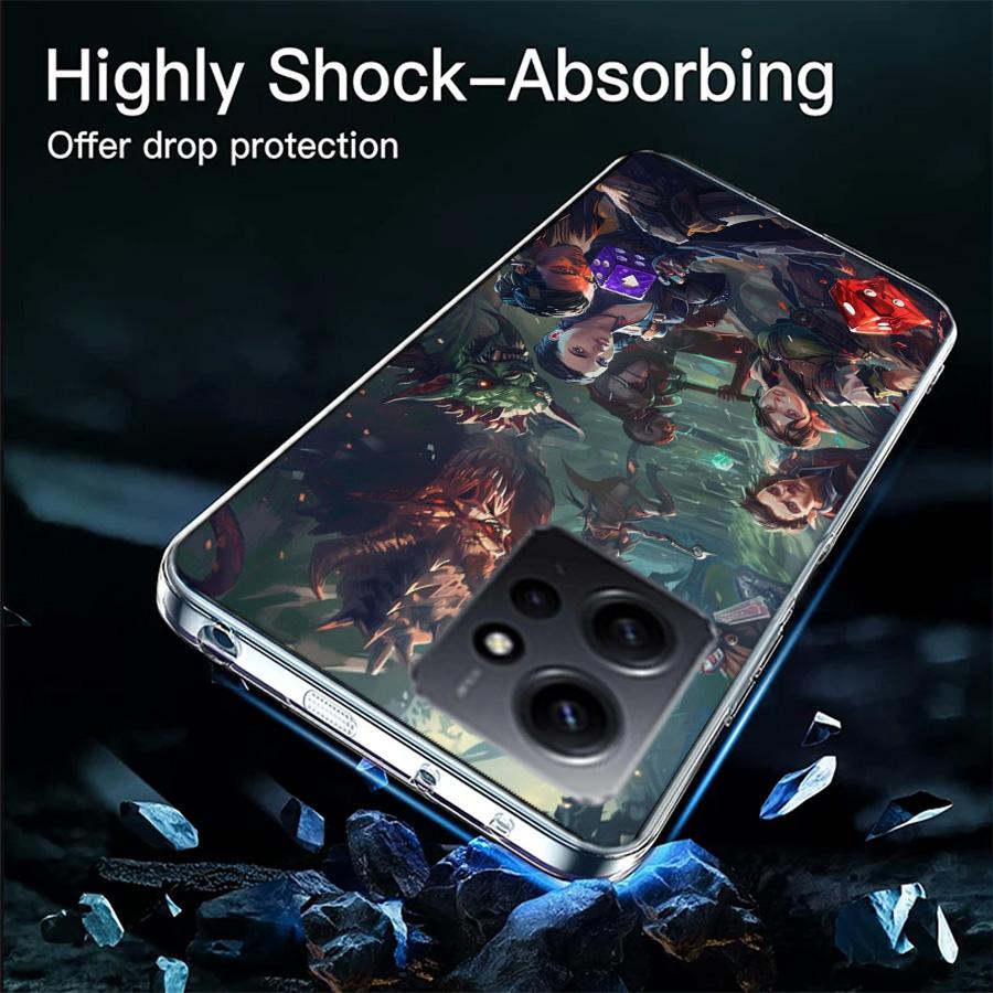 Game D-Dungeons D-Dragons D-DND Phone Case For Redmi 12 13C 12C 15C 9 10 10C Note 13 Pro Plus 14 15 Pro 9T 9C 9A TPU Soft Cover