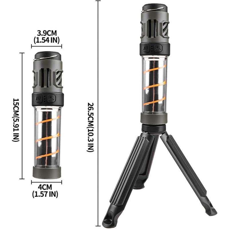 3In1 Rival Tac  Repeller, Portable Waterproof Camping and Flashlight,Meet All The Functions Needed for Outdoor Activities (1PC)