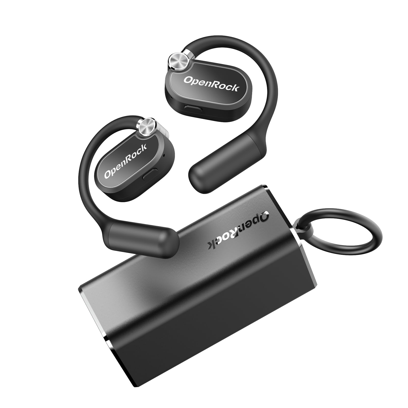 

of the 2024 Good Design OpenRock X Wireless Bluetooth No Ear 48 Hours Continuous Enhanced AI Call Noise IPX5 Multipoint Fast Charging Winner Award чорний