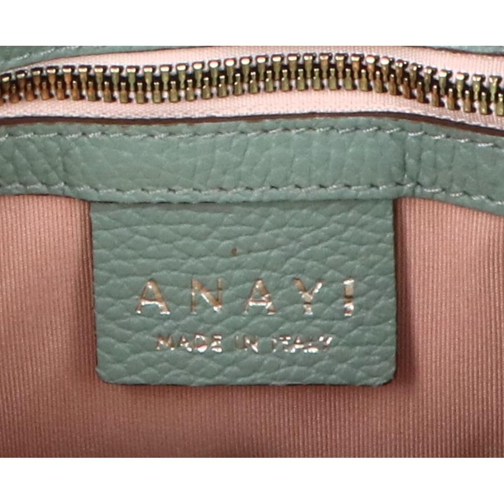 ANAYI [Good Condition] Flap Small 2-Way Handbag Moss greenUsed