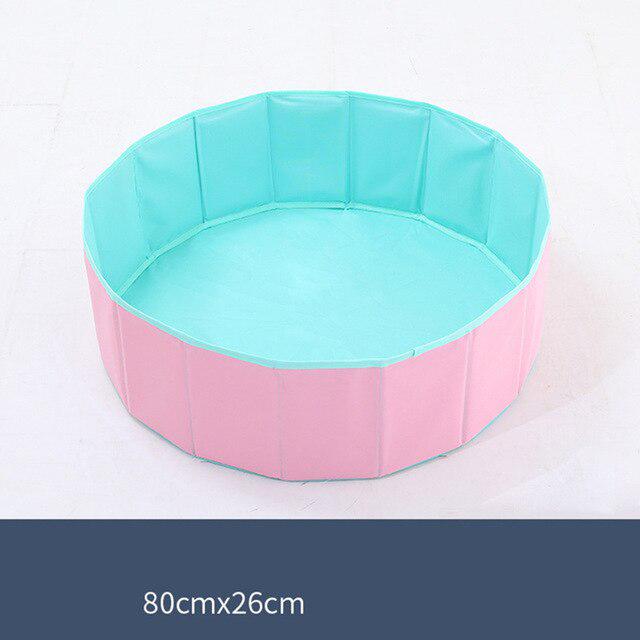 Baby Ball Pool Foldable Infant Ball Pits Ball Pool Ocean Balls For Dry Pool Washable Playpen Toy Folding Fence Kids Toys