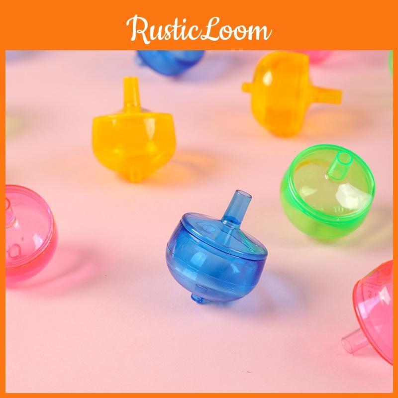 Gyroscope Transparent Toy Plastic Handheld Creative Gift Children Educational