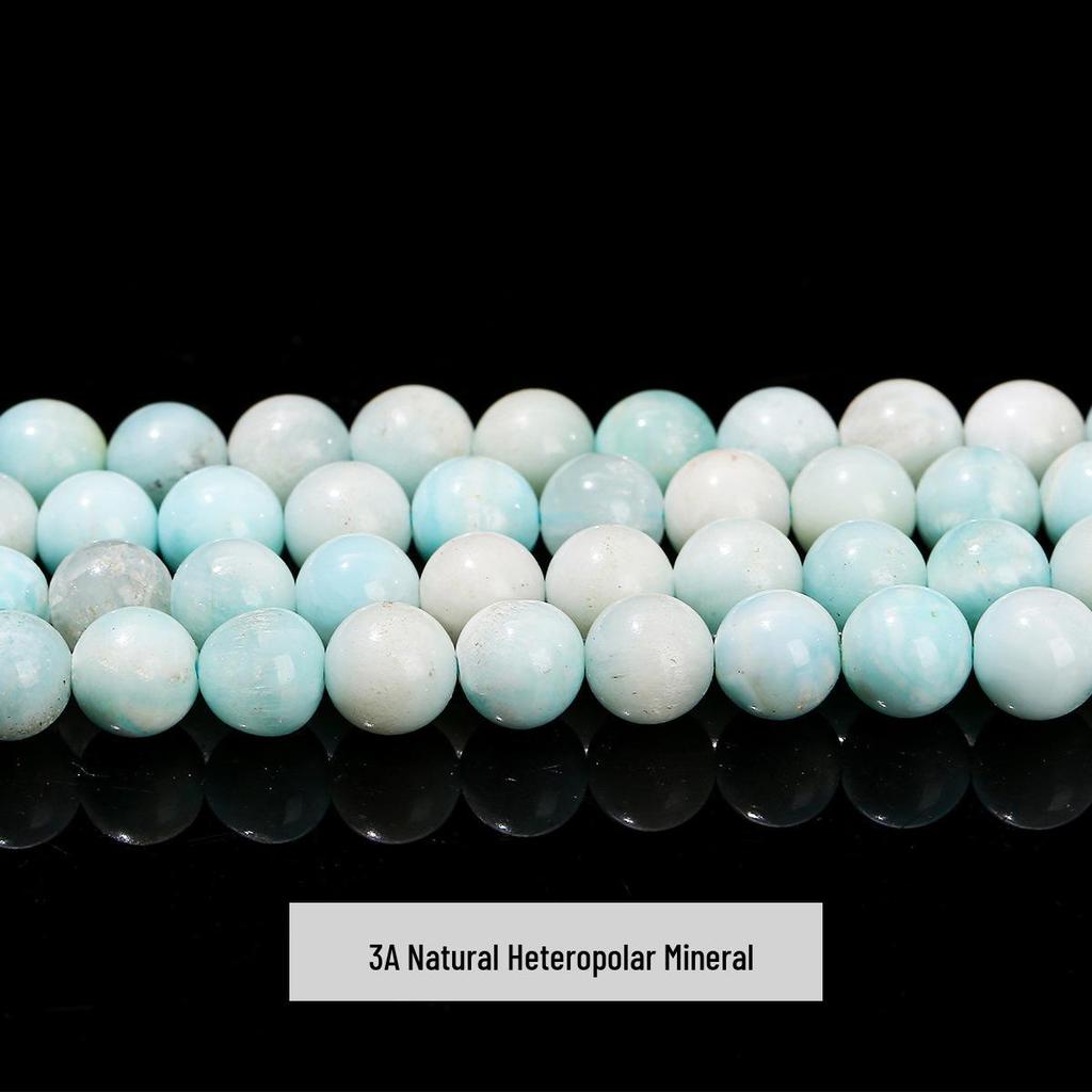 Jingde Larimar Loose Beads for DIY Jewelry - Semi-finished Bracelet Accessories