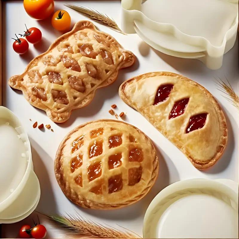 1/3pcs Classic Apple Pie Molds Homemade Baking Dough Presser Pocket Pie Mold Baking Accessories for Family Gatherings