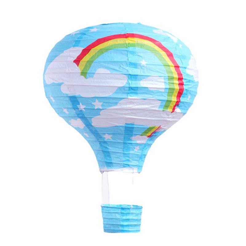 

1 шт., 25 см, бумажный фонарь серии Радуга, китайский лампион, бумажный шар для свадьбы, дня рождения, висит на Рождество, на открытом воздухе