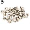 50pcs Brooch Pin Backs Bag Locking Fastener Flat Hat Name   Book Pin   7 x 10mm