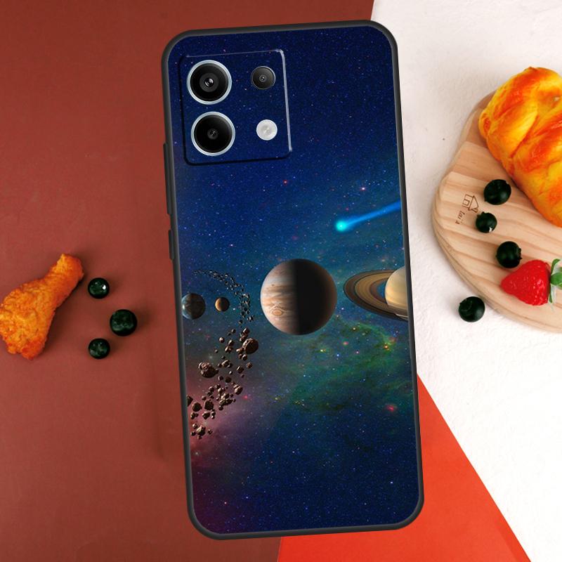Space Solar System Planets Universe Case For Xiaomi Redmi Note 14 Pro 9 10 11 12 13 Pro 10S 11S 12S Redmi 13C 10C 12C 14C Coque