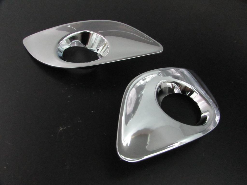 BRIGHTZ Chrome Fog Light Type for Palette SW MK21S Compatible with Palette SW MK21 Part Number 10491 Covers, A, (FOG-COV-159), (21S),