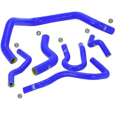 6pcs Silicone Radiator Hose Kit for CIVIC SOHC D15 D16 EG EK 92-00 6pcs LX1303C