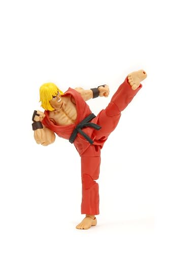 Street Fighter II 6-inch Ken Figure Action Figure Toy for Kids and Adults