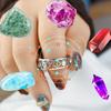 Dames Torina Kristal Kwarts Ionix Ring Therapie Voor Gewichtsverlies Drainage Magnetisch S