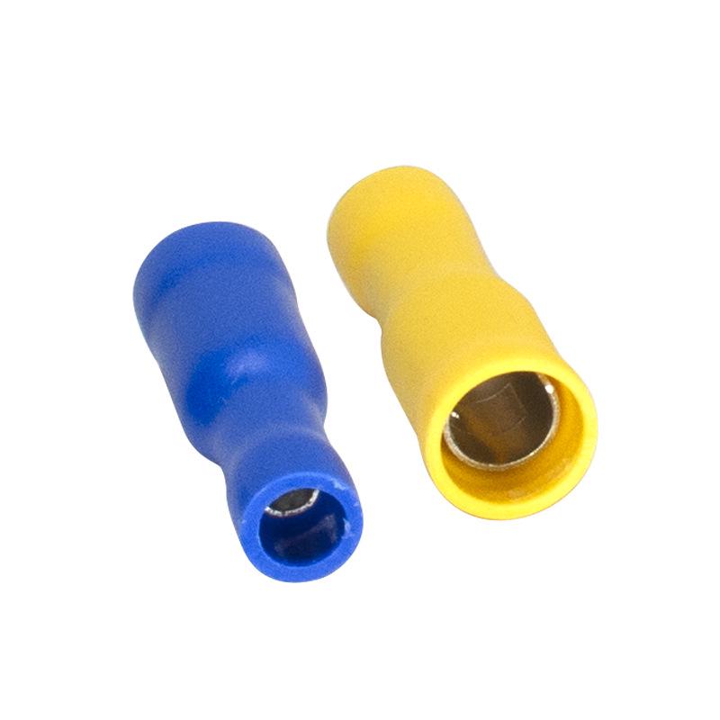 CJH Cold Crimp Bullet Terminal Female, 500 Pcs, FRD2-156/2-195, Fully Insulated