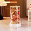 3/4/5-Layer Rotating Jewelry Organizer - Plastic Multi-Tier Storage Box, Transparent Hair Ring Display For Dressing Table