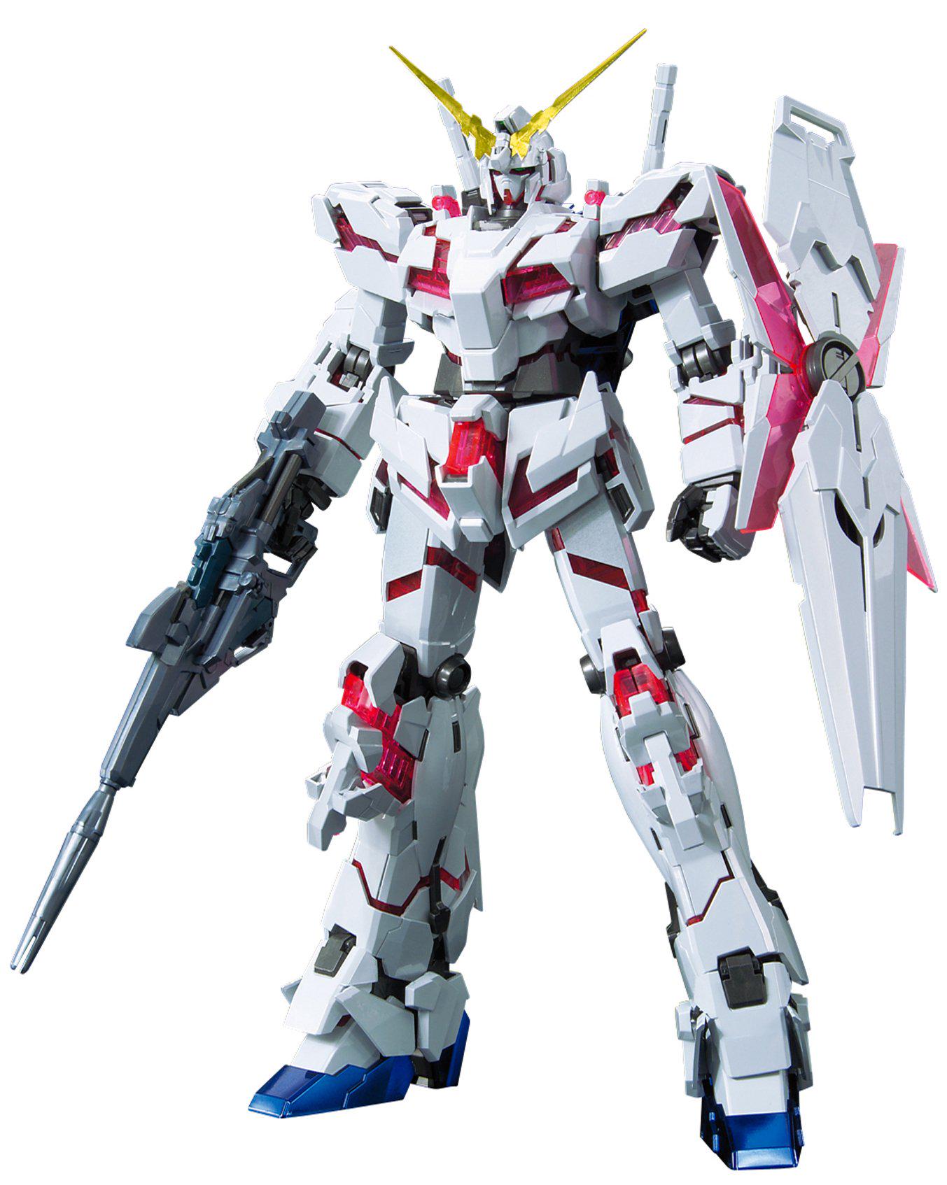 

MG Mobile Suit Gundam UC Unicorn Gundam Frame TWIN FRAME Titanium Finish Plastic Model Kit (Red/Green EDITION) 1/100 Pre-colored