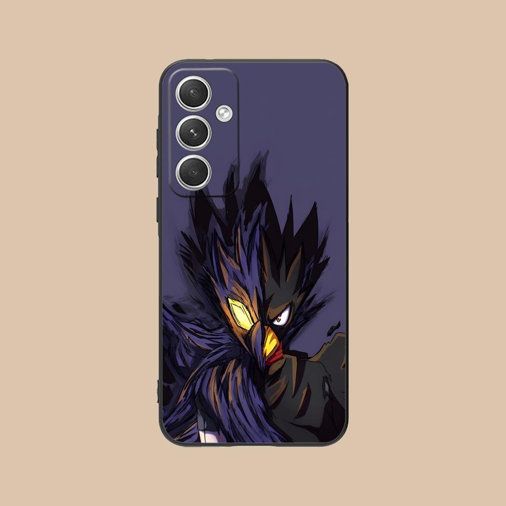 MHA Tokoyami Mobile Phone Case for Samsung Galaxy S26 S25 S24 S23 S22 S21 S20 Note20 Plus FE Ultra Colorful Cover Luxury Pretty