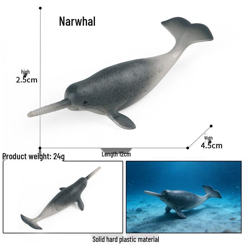 Realistic Arctic Animal Toy Set - Polar Figure Birthday Gift & Cake Decoration