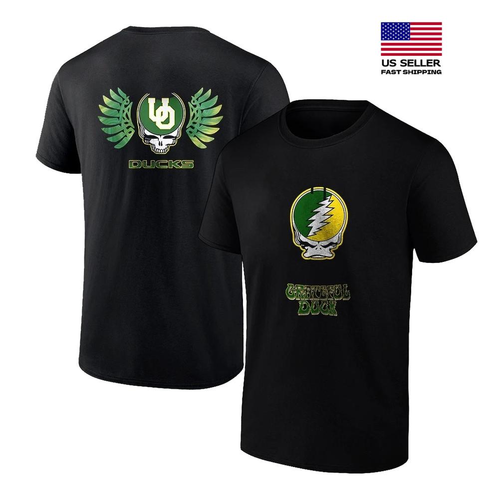 Hot Sale Oregon Duck x Grate*ful Dea*d wings  Fan Gift S-5XL Unisex T-Shirt S