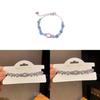 Geometrisches Zirkon Silberarmband für Damen Handgefertigt Eleganter Modeschmuck Geschenk für Sommer 2025