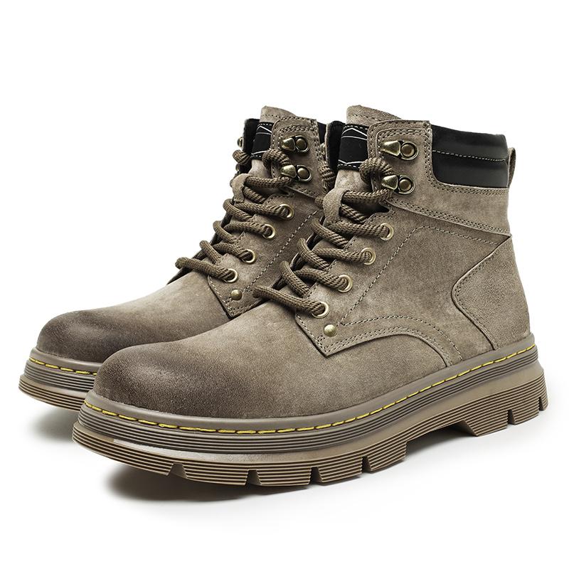 Fashion Autumn and winter men's boots High quality retro style Daily office and leisure business shoes Thick bottom luxury Outdoor