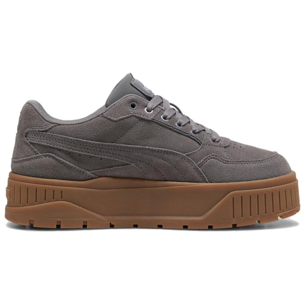 Puma Karmen II Idol Plateau Damen Cool Dunkelgrau Niedrig geschnitten Lifestyle Sneaker 397462-03