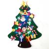 DIY Felt Christmas Tree for Kids - Non-woven Festival Decoration with Wool Pendants