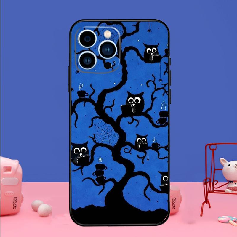 Baby Cute Owl Phone Case For iPhone 17 Air 16 15 14 11 12 13 Pro Max 13 mini 15 16 Plus 16e Bumper Cover