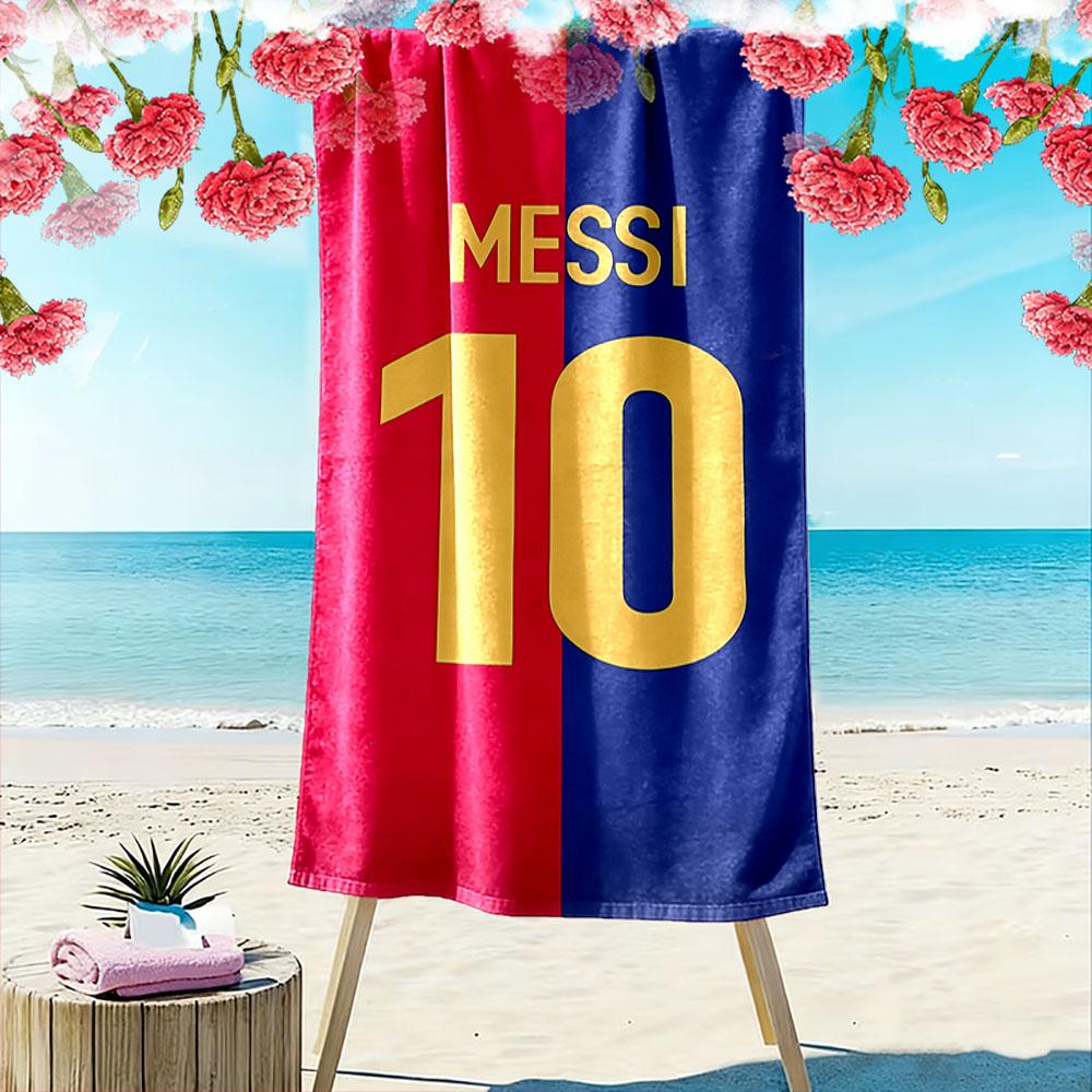 Lionel Messi 10 Design Towel A must-have beach towel for beach travel