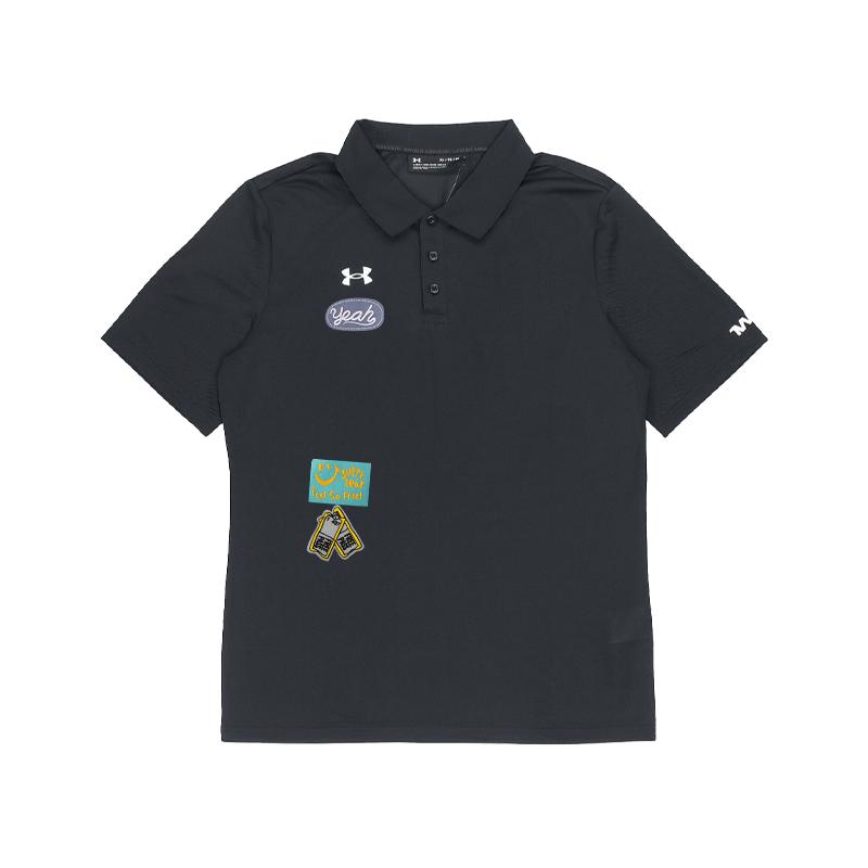 

Under Armour Настраиваемое зеленое вышитое лого однотонная повседневная спортивная тренировочная дышащая футболка-поло с коротким рукавом 21500537-001(TEAM702-B7) M