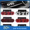 BRQ1 VOLKSWAGEN VW GTI 3D Metalinė Automobilio Priekinė Grotelė GTD Logotipas Galinės Bagažinės Lipdukas Emblema Ženklelis Volkswagen VW Golf 4 5 6 7 7 MK4 MK5