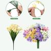 Artificial Flower Multi-Head Fake Flowers Bouquet Home Decoration Resistant Party Garden Living Room Bedroom Holiday