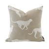 Croker Horse 45x45cm 50x50cm Throw Pillow Cushion Cover - Leopard And Horse Oat Color Luxury Oat Color Couch Pillow Without Core