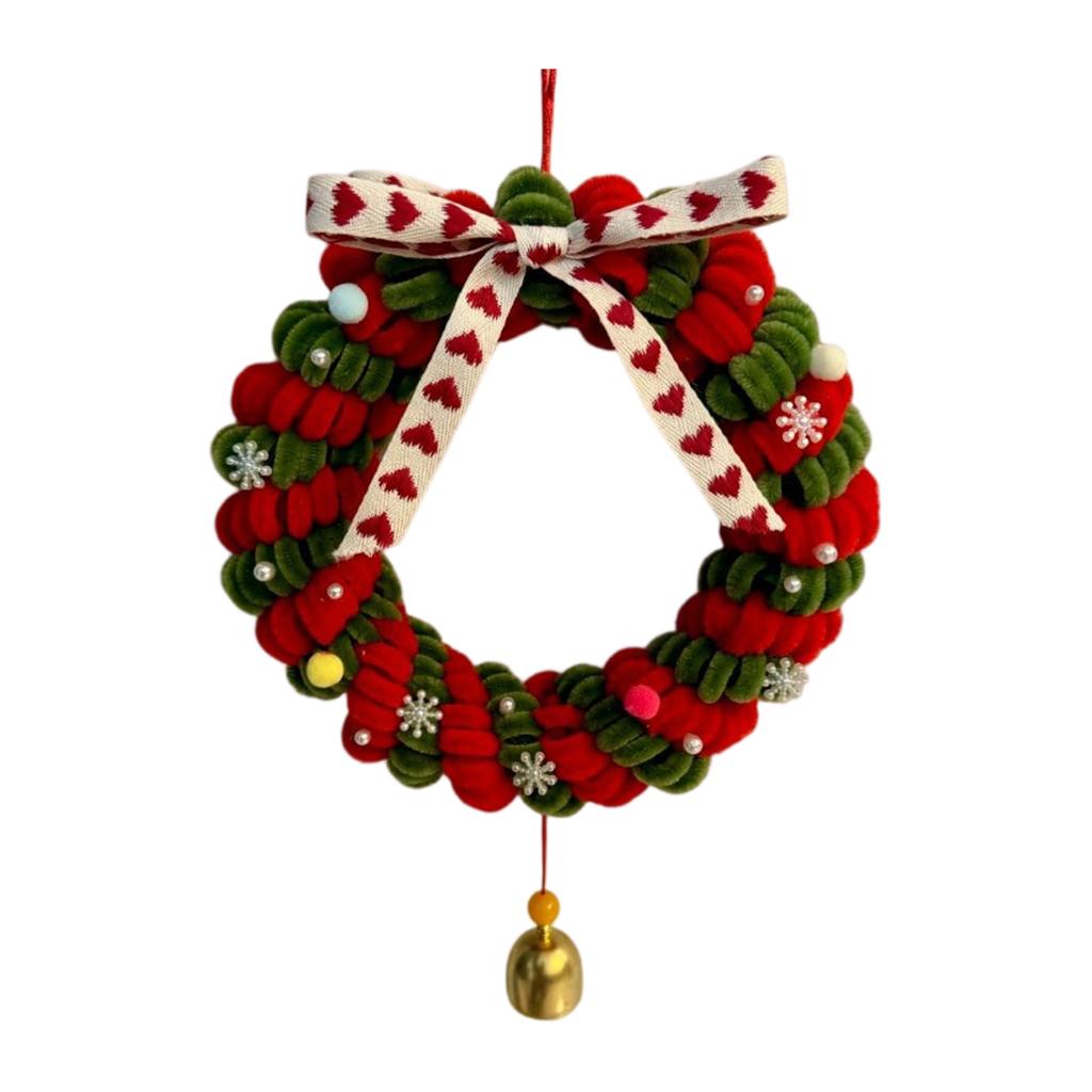Christmas Wreaths For Front Door - 15.75x9.84x2.76 Inches, Garland Hangable Decor, Ornaments Tree Decorations Winter
