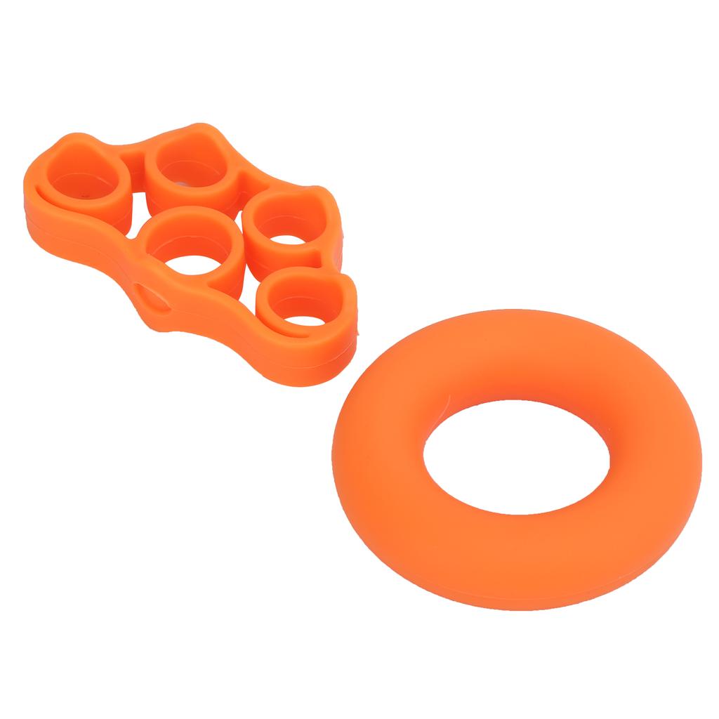 2Pcs Finger Trainer Hand Strengthener Stretcher Exerciser Silicone for Musician Guitarist